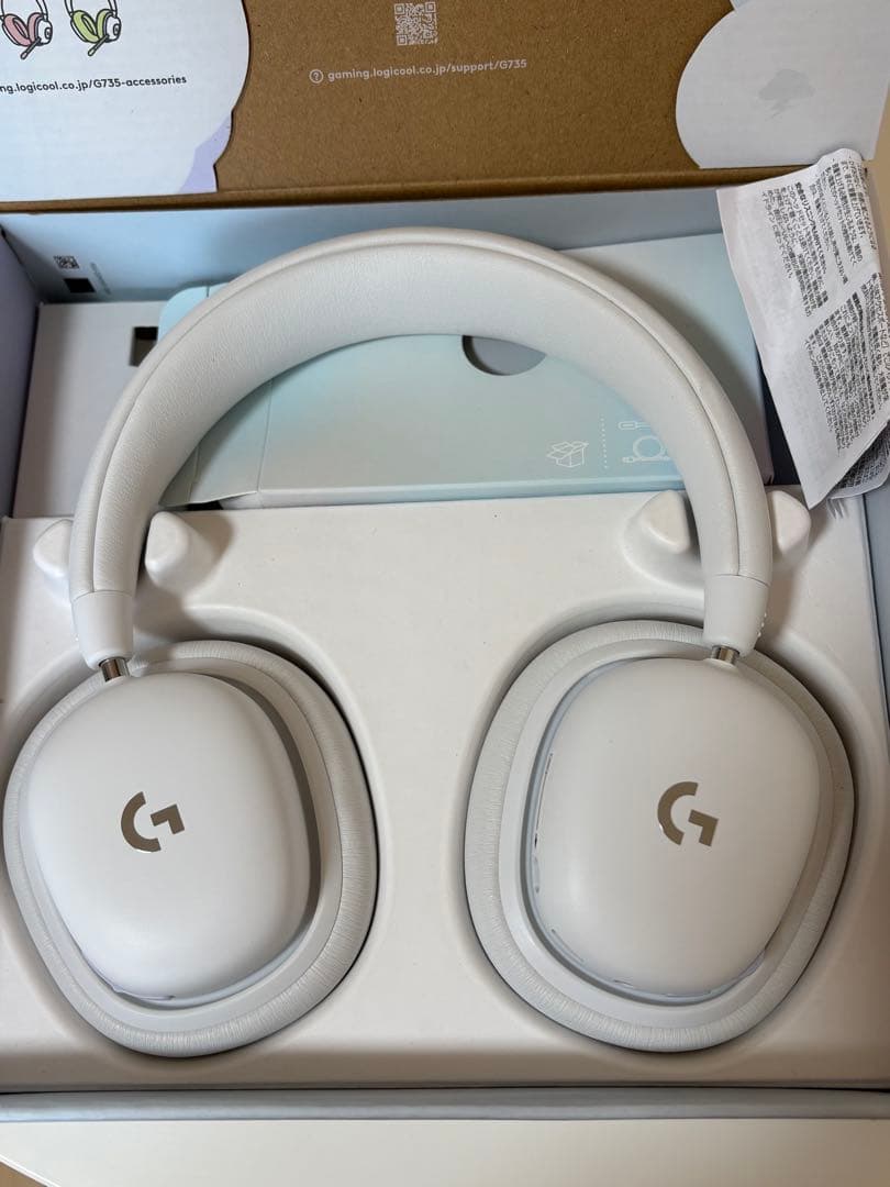 【付属品あり】logicool G735 ゲーミングヘッドセット ホワイト