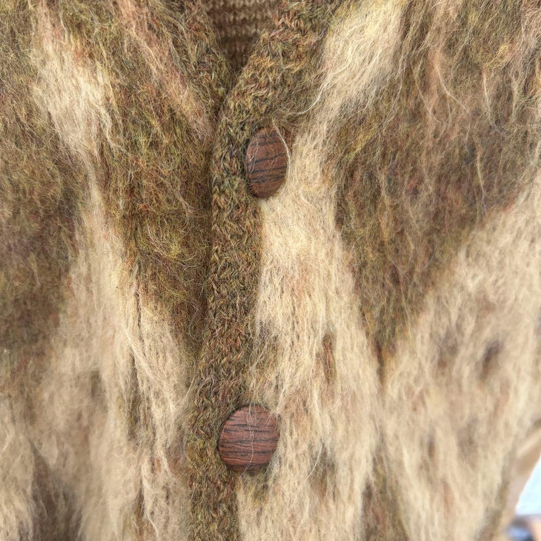 モヘヤ　カーディガン　ヴィンテージ　60s campus カートコバーン