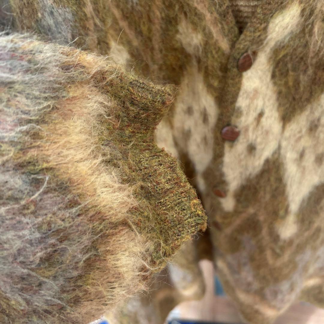 モヘヤ　カーディガン　ヴィンテージ　60s campus カートコバーン