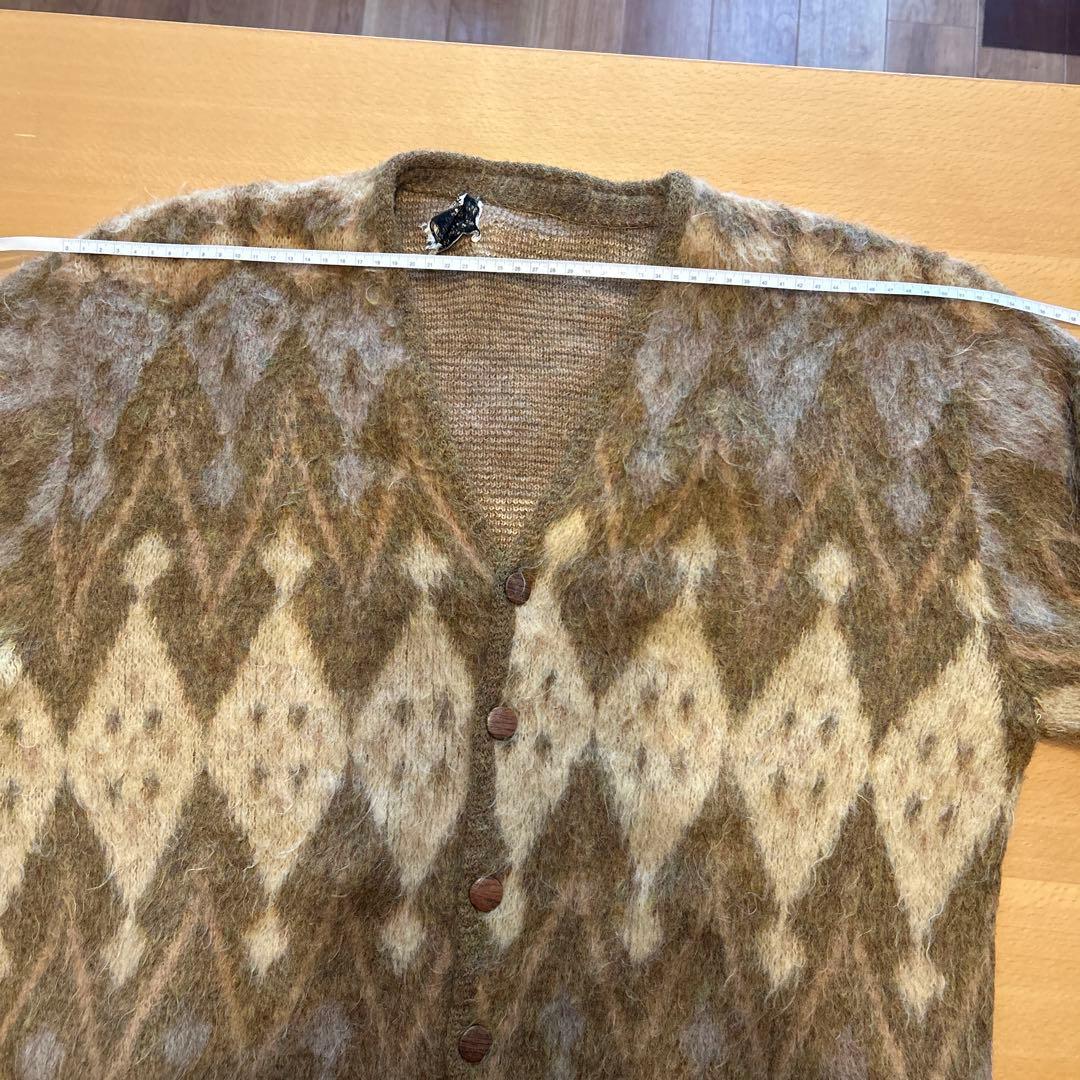 モヘヤ　カーディガン　ヴィンテージ　60s campus カートコバーン