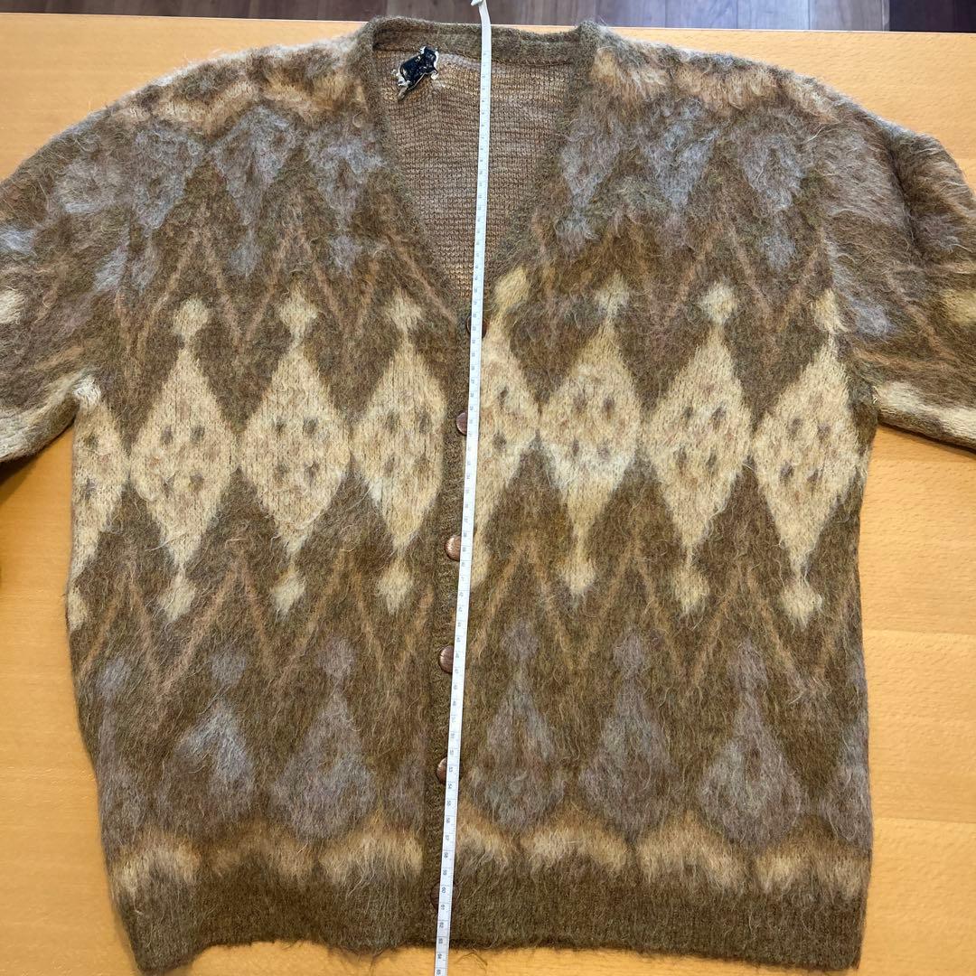 モヘヤ　カーディガン　ヴィンテージ　60s campus カートコバーン