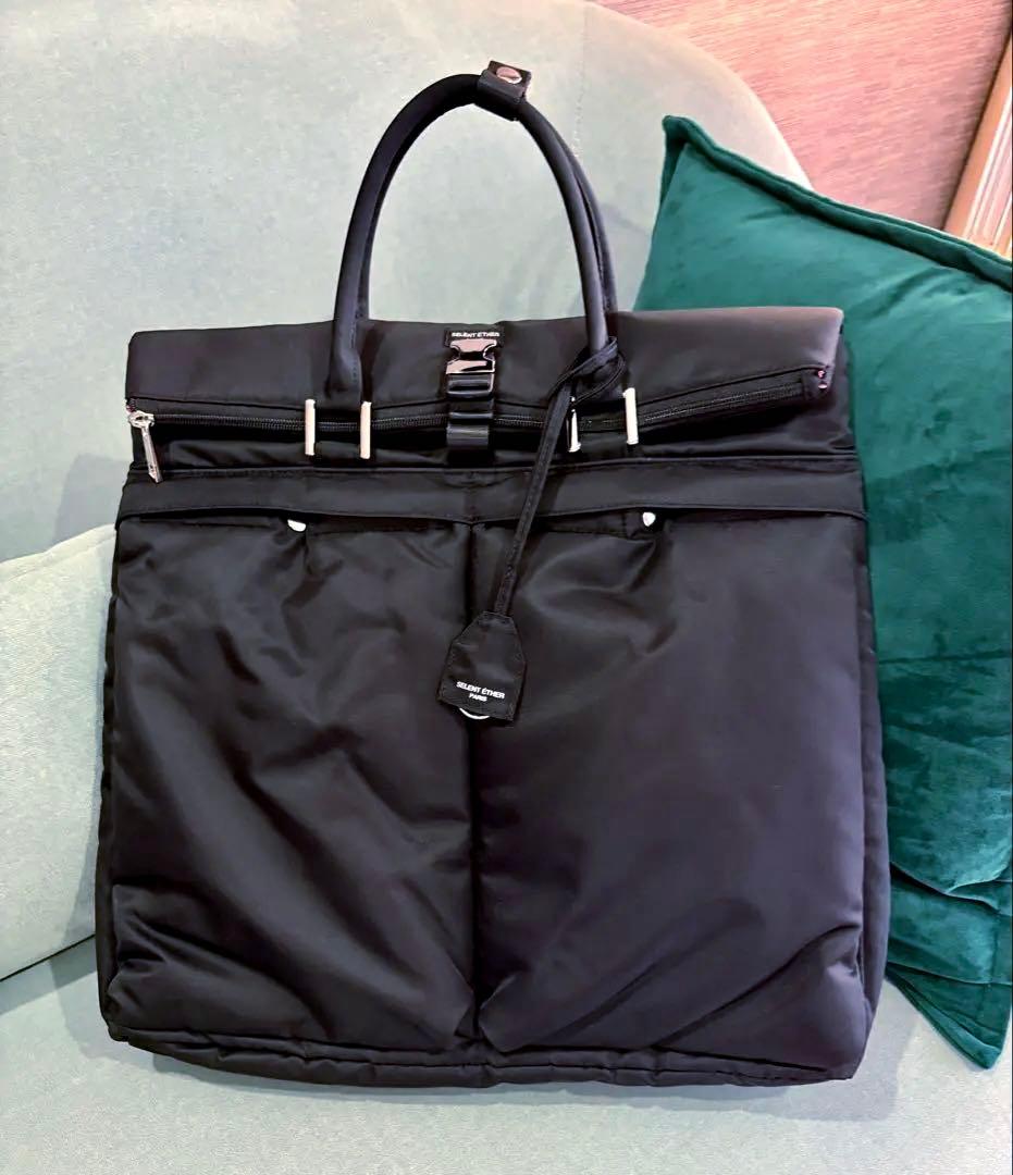 SELENT ETHER CARRY38 BLACK 4wayバッグ 黒シルバー