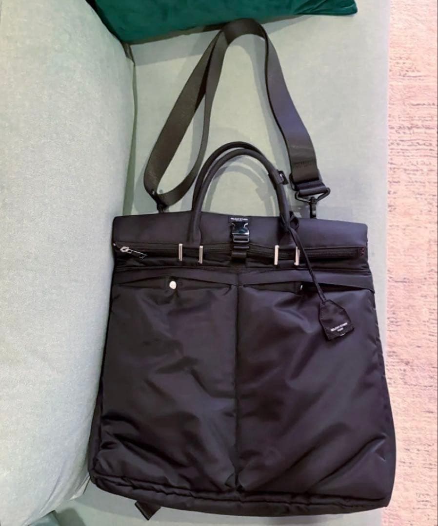 SELENT ETHER CARRY38 BLACK 4wayバッグ 黒シルバー