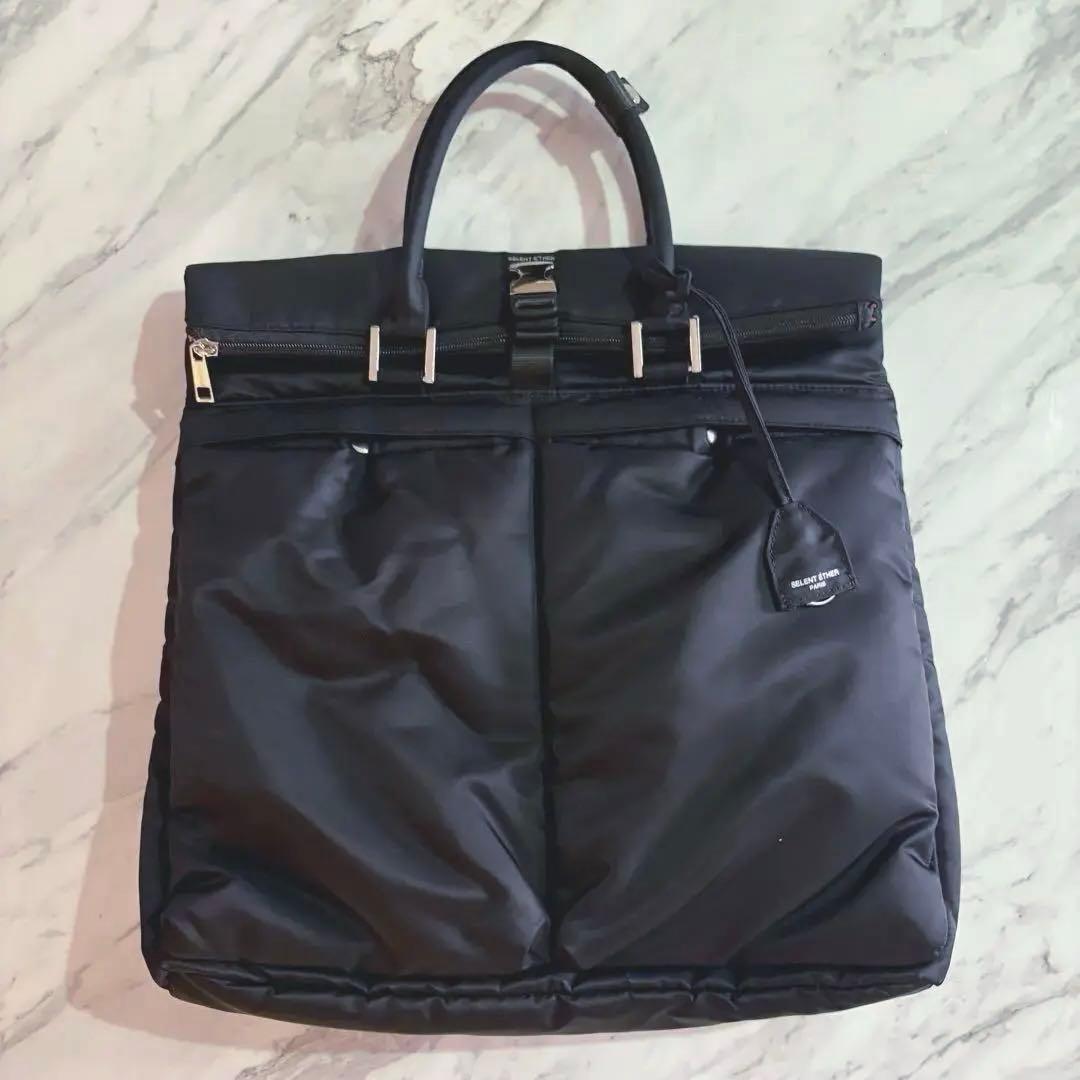 SELENT ETHER CARRY38 BLACK 4wayバッグ 黒シルバー