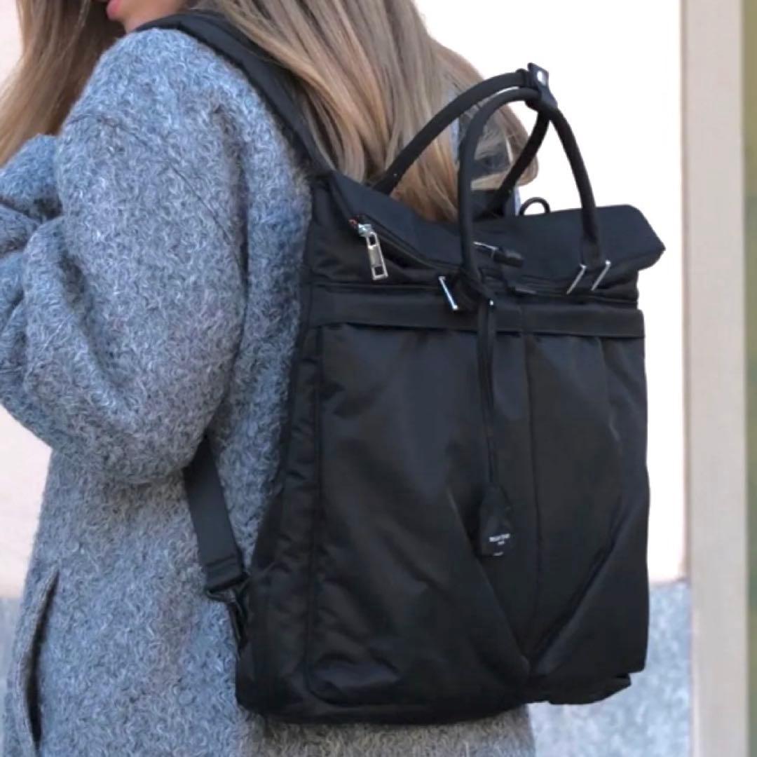 SELENT ETHER CARRY38 BLACK 4wayバッグ 黒シルバー