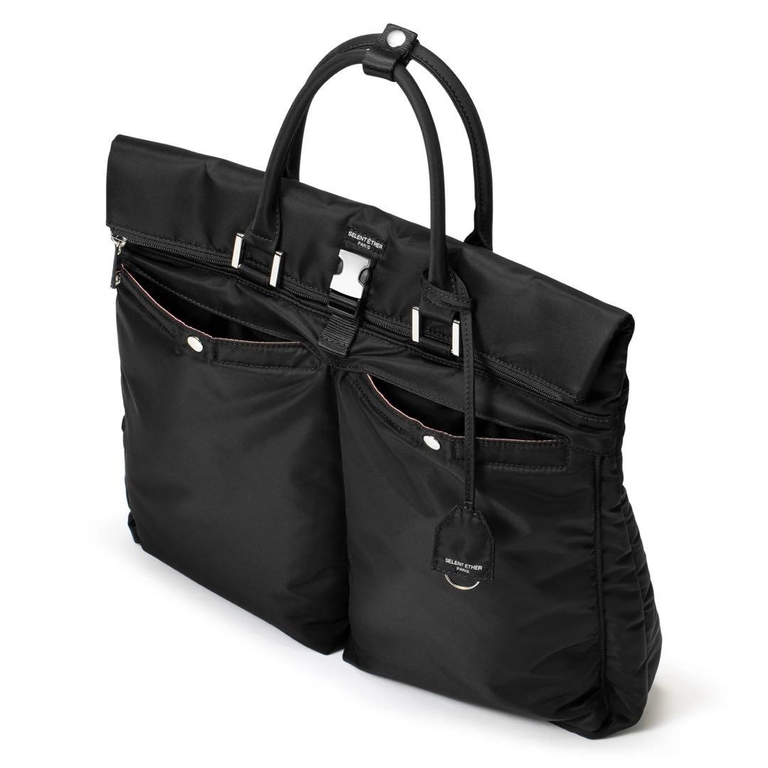 SELENT ETHER CARRY38 BLACK 4wayバッグ 黒シルバー
