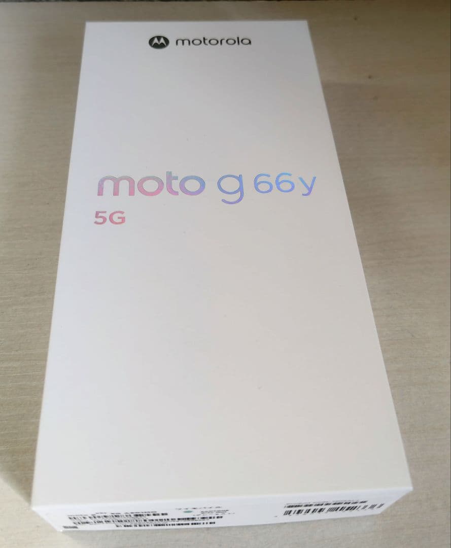 箱有人気色 motorola moto g66y 5G グレーミスト