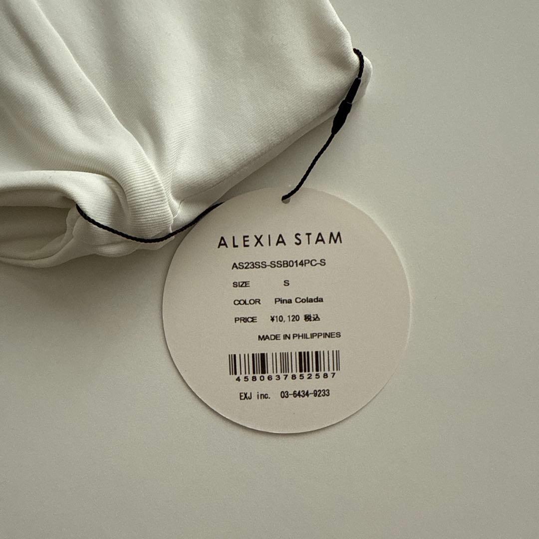 新品未使用タグ付きALEXIA STAM ハイウエストビキニパンツ S