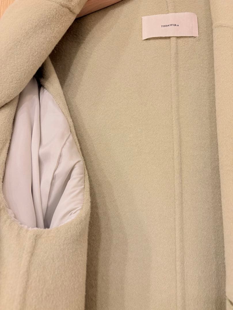 ジャケット・アウター TODAYFUL Wool Over Coat 38