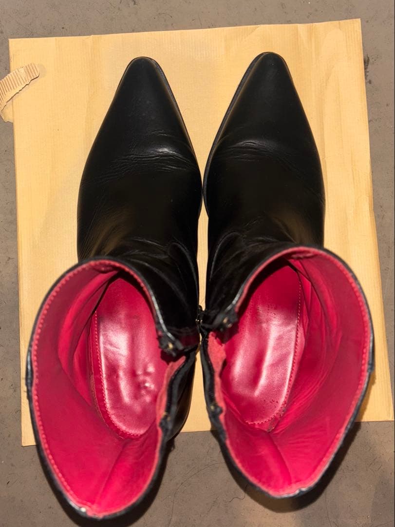 ERNEST W. BAKER ブラック ウエスタンブーツ