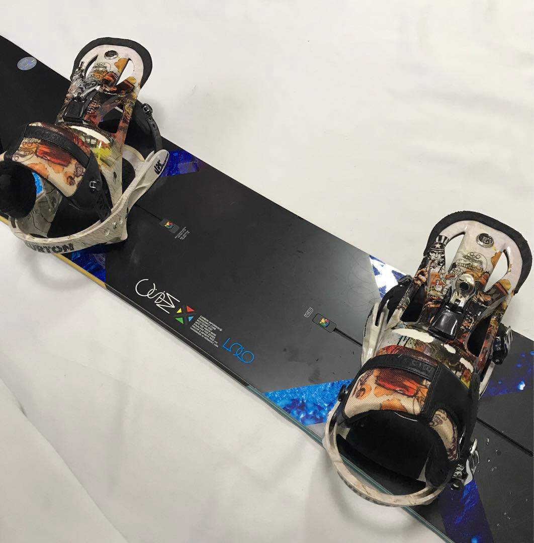 Burton CUSTOM X 156 スノボ&ビンディングセット M130