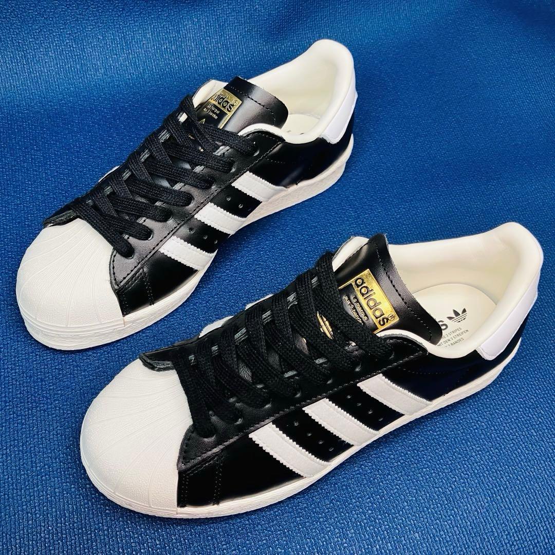 【未使用級】adidas 22.5㌢superstar82 IE4195 金ベロ