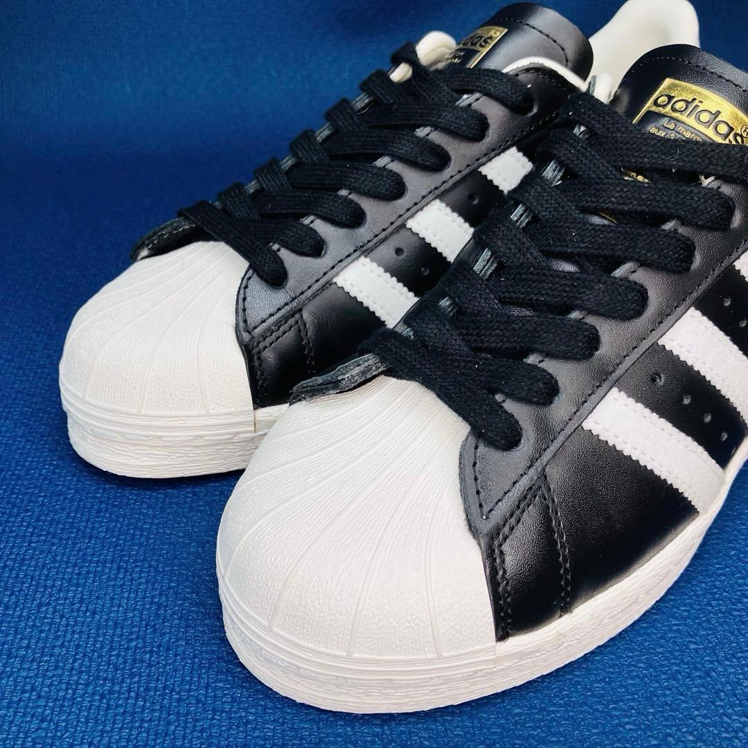 【未使用級】adidas 22.5㌢superstar82 IE4195 金ベロ
