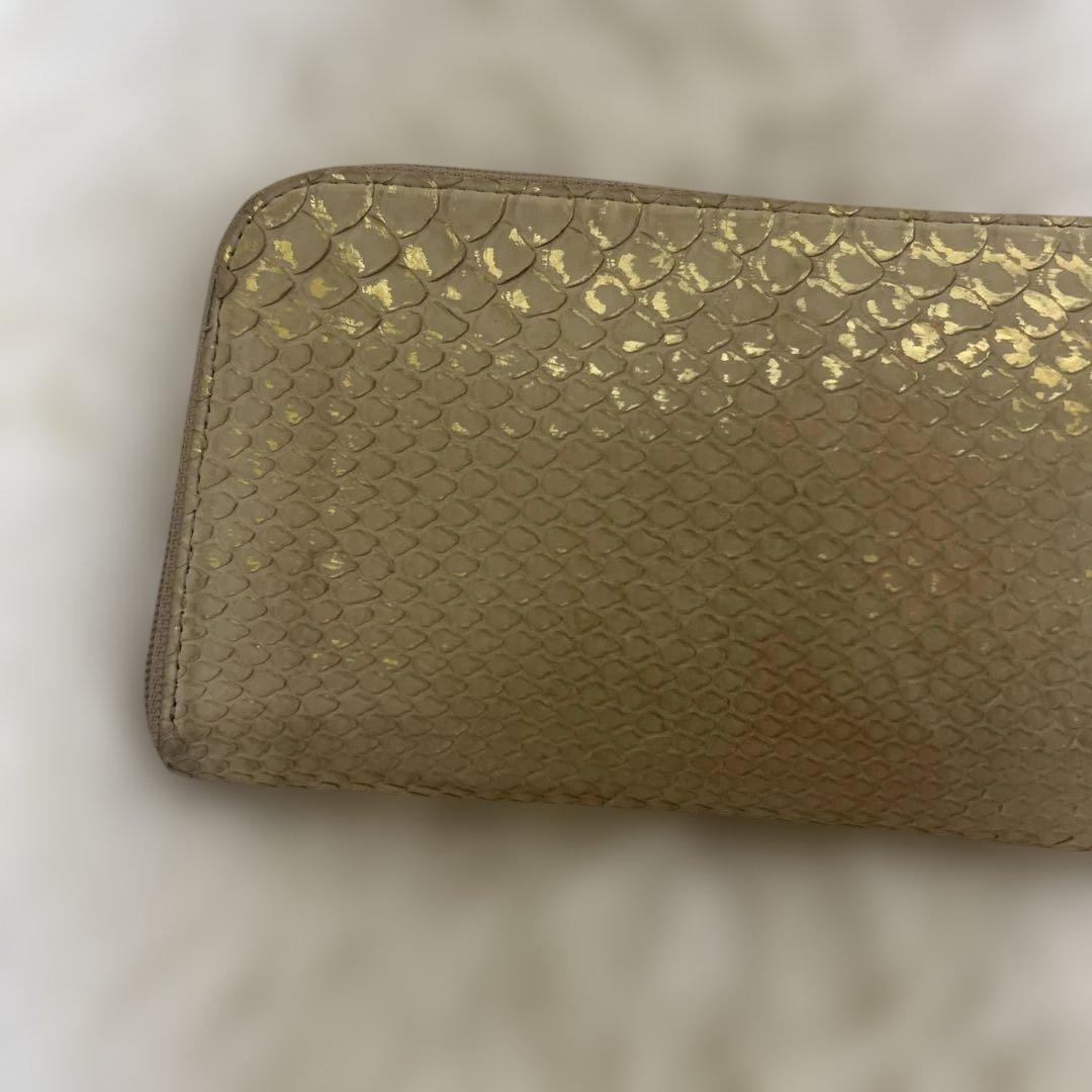 【極美品】ATAO リモパイソン　l字ファスナー　ゴールド　希少色