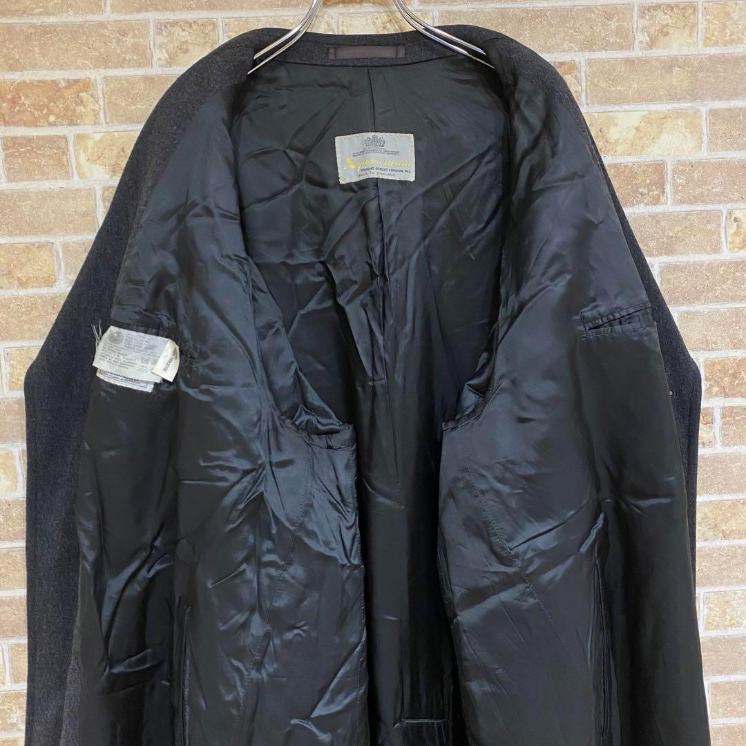 Aquascutum【52】メンズ✨チェスターコート/Aライン/英国製