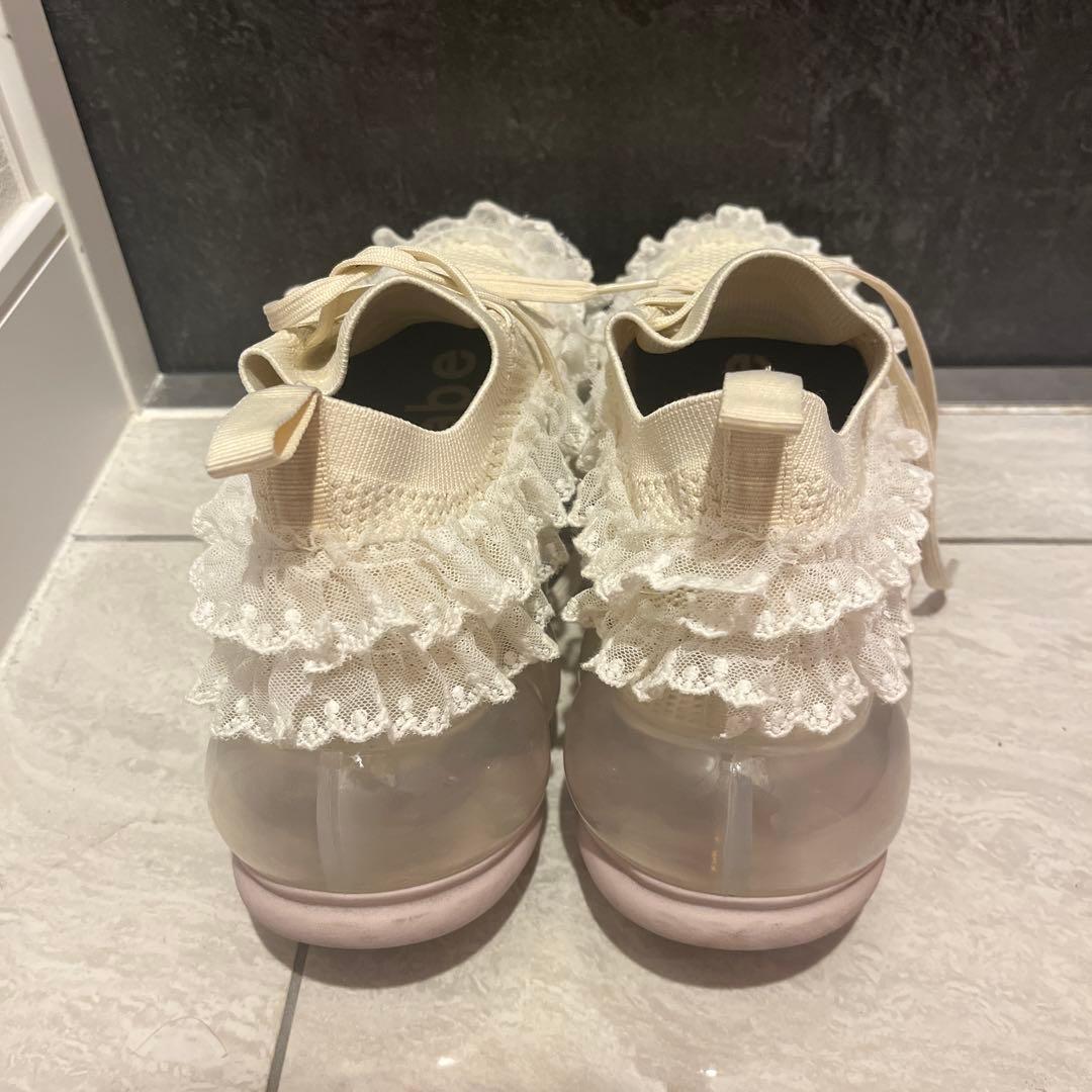 mikiosakabe ミキオサカベ sheep フリル スニーカー レース