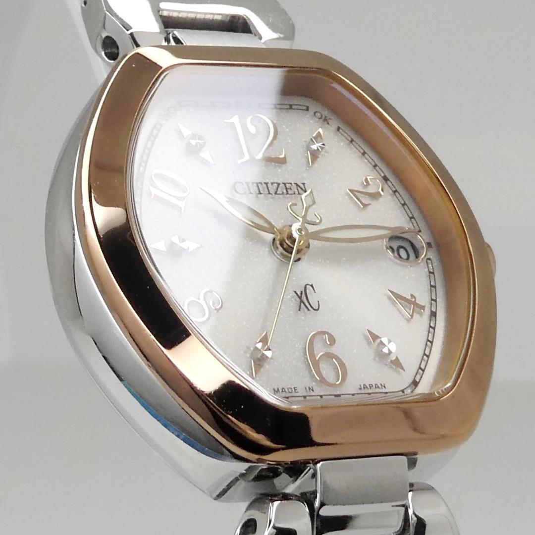 ✴美品稼働品 シチズン xC クロスシー 電波ソーラー ミニトノー 16.5㎝