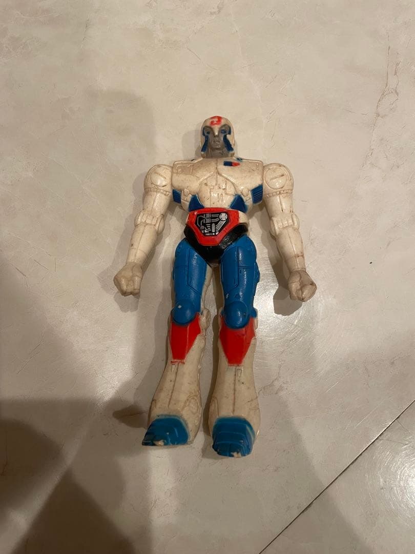 プラレス３四郎　柔王丸　ソフビ　バンダイ