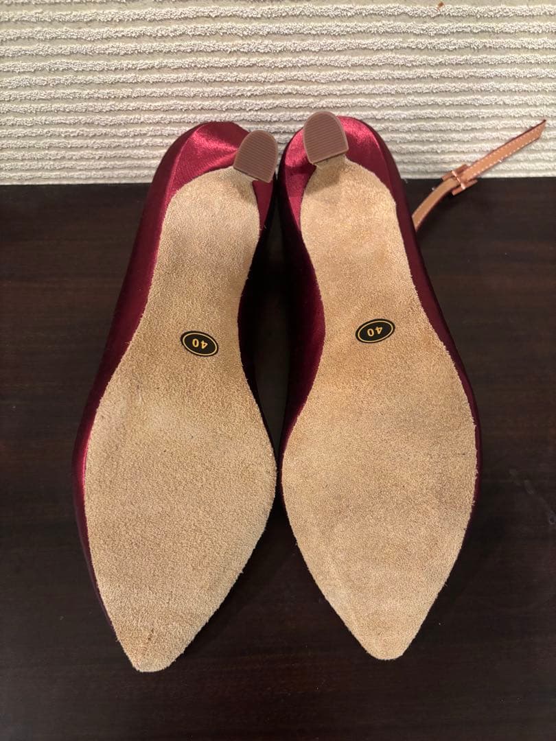 社交ダンス　シューズ　赤