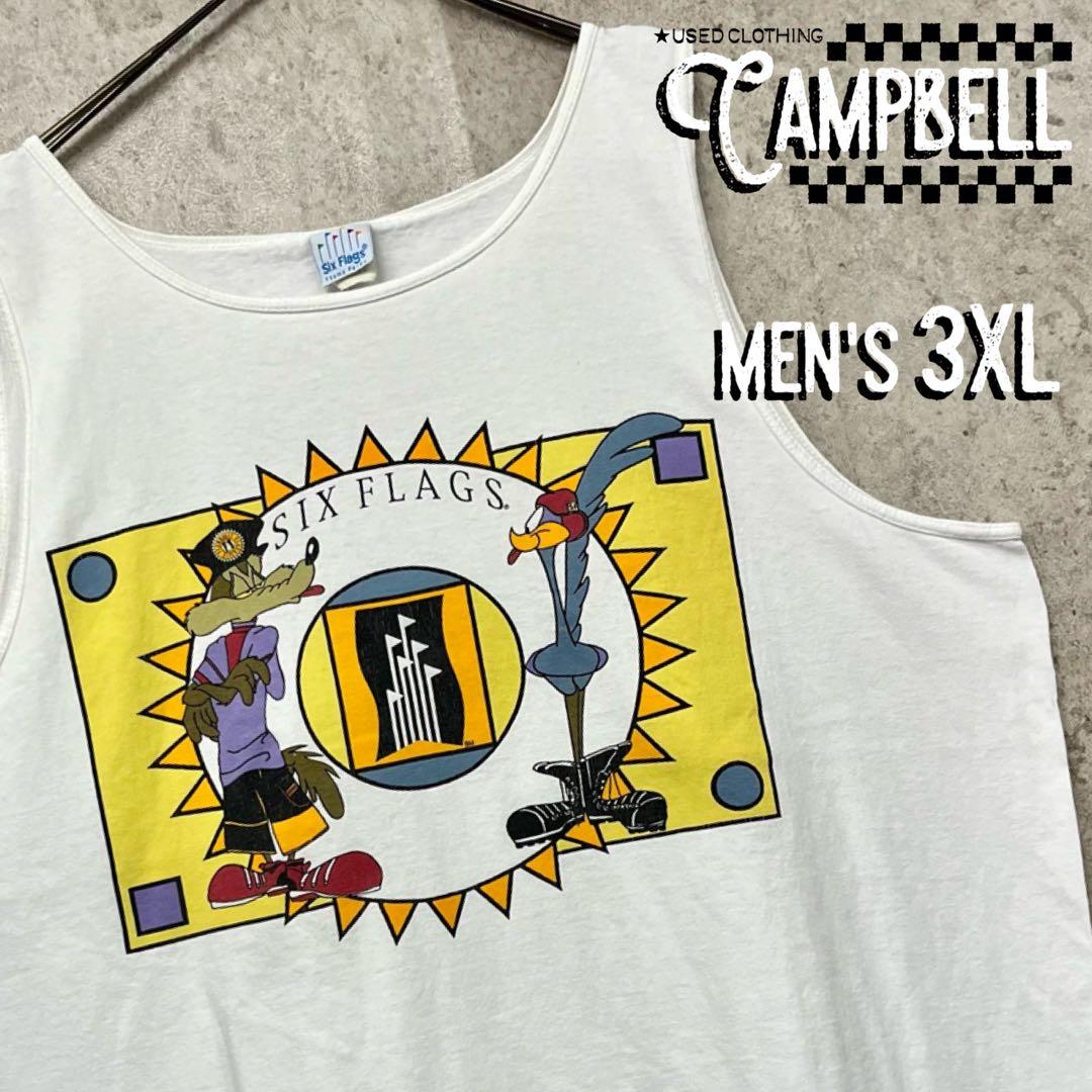 【レア3XL☆USA製90s】ルーニーテューンズ タンクトップ ワイリーコヨーテ