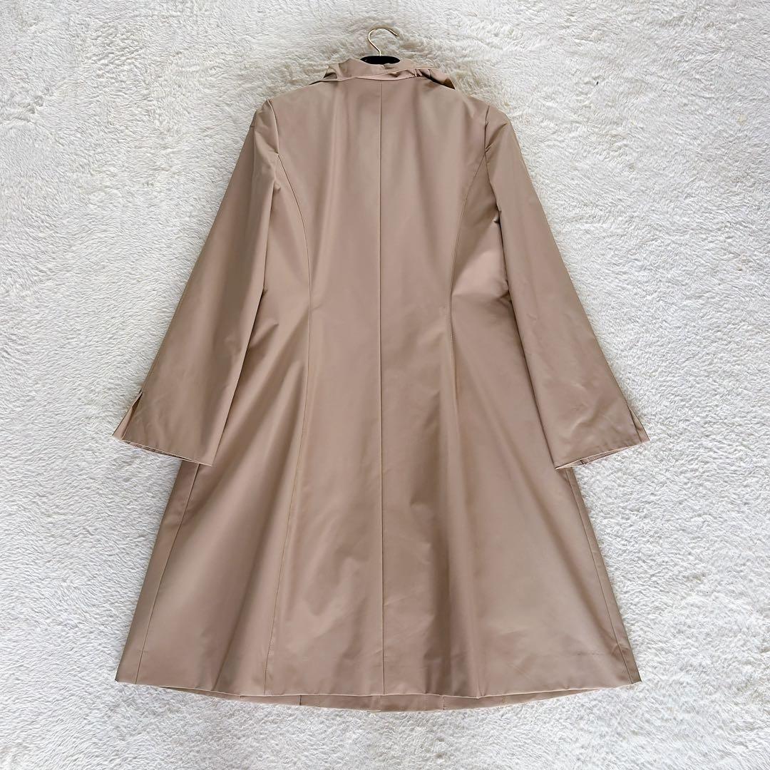 美品✨【エムズグレイシー】中綿ライナー スプリングコート 花柄 ベージュ 40