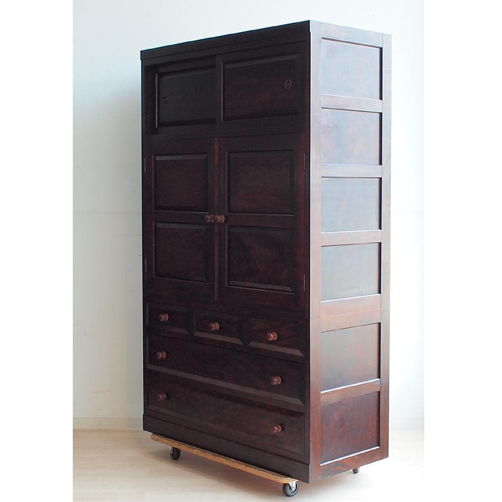 松本民芸家具 和箪笥 ミズメザクラ材 無垢材 和モダン 古民家 整理箪笥