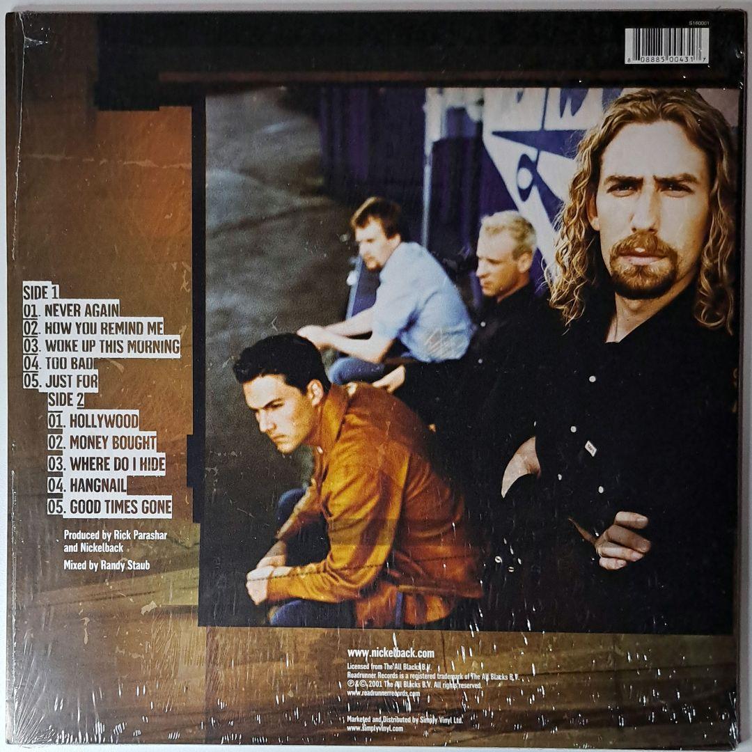 シュリンク付　Nickelback　Silver Side Up　LP　レコード
