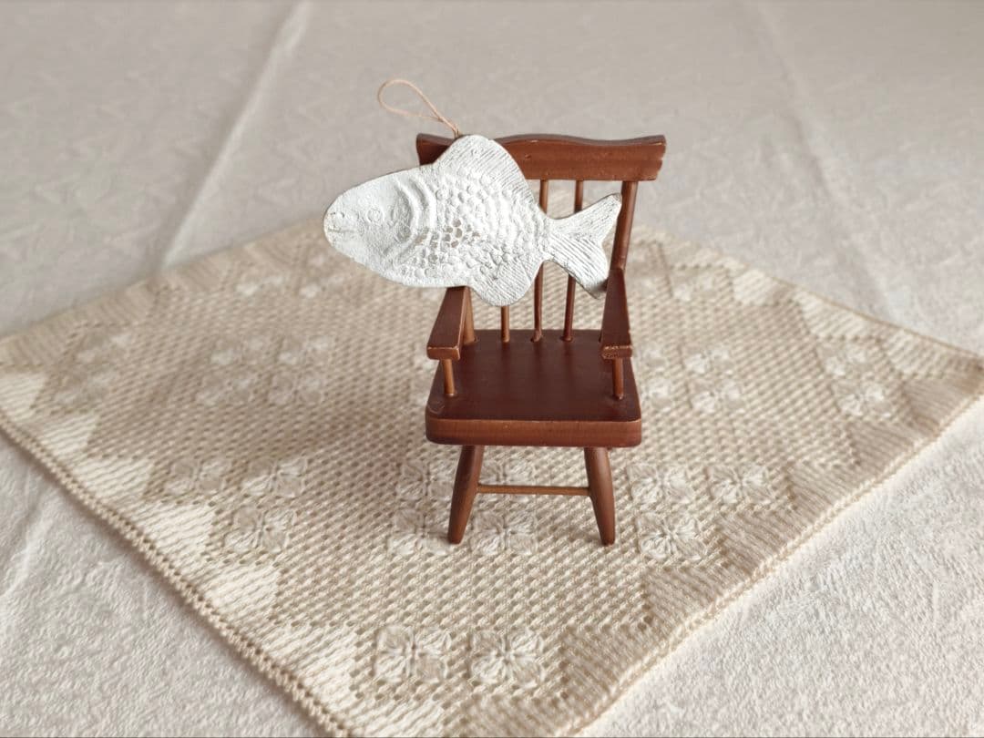 【まーちゃんさま】* vintage ❀ シルバーの かわいいお魚さん