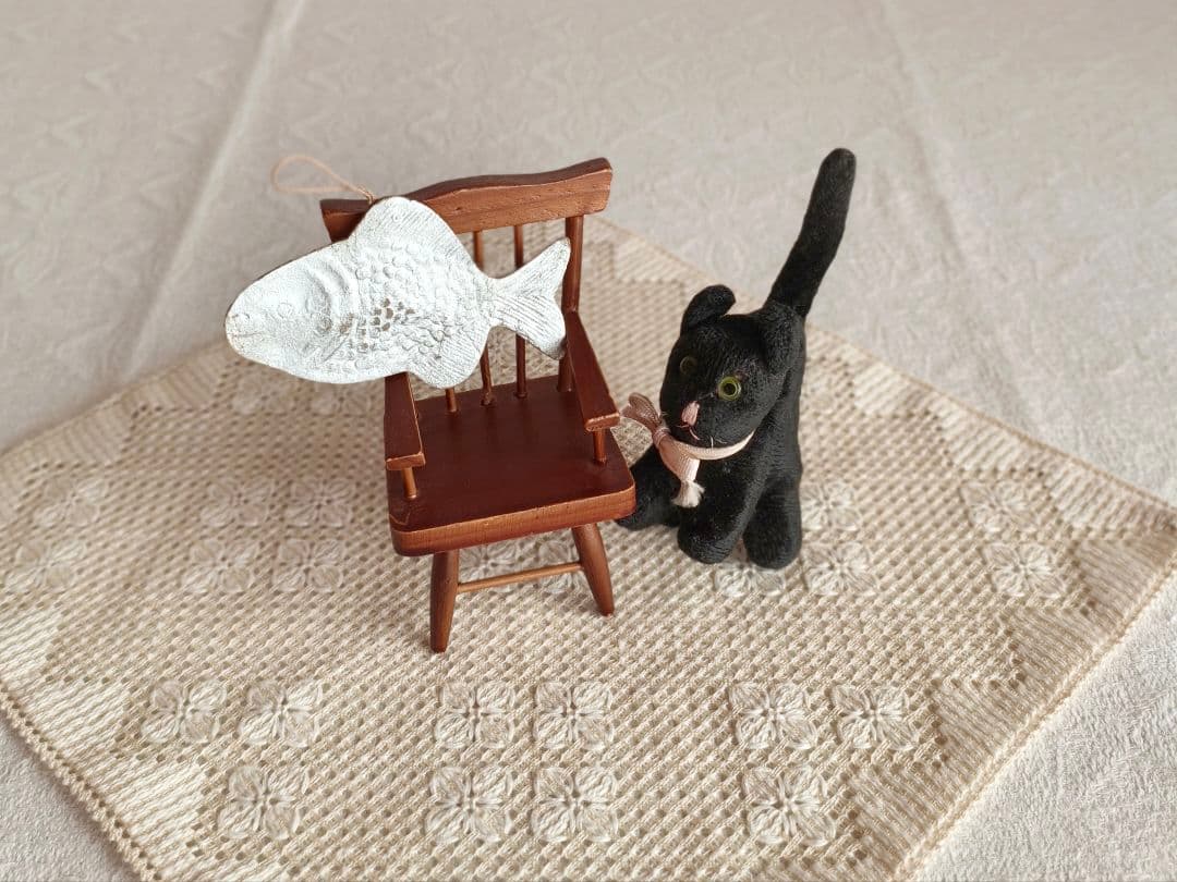 【まーちゃんさま】* vintage ❀ シルバーの かわいいお魚さん