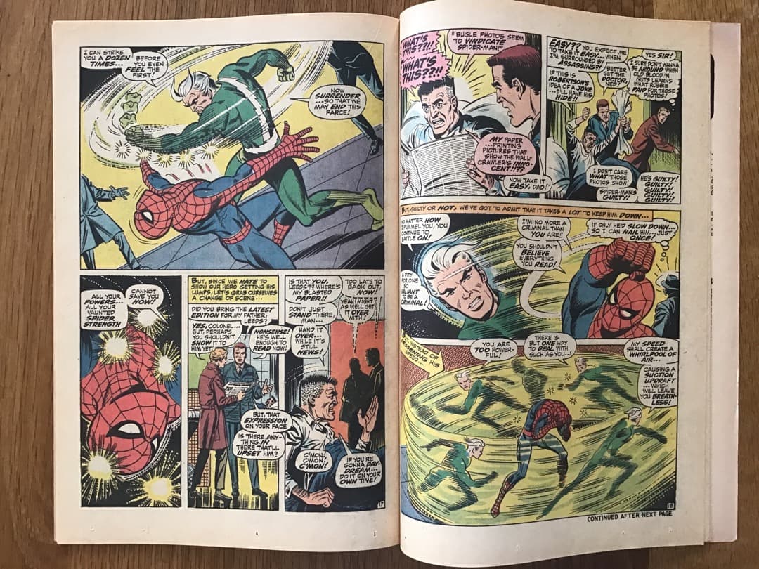 アメージングスパイダーマン #71 クイックシルバー❗️アメコミリーフ