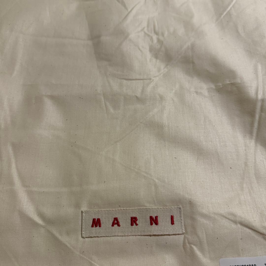 MARNIリリーホワイトMARNI MARKET STRIPE MINI BAG