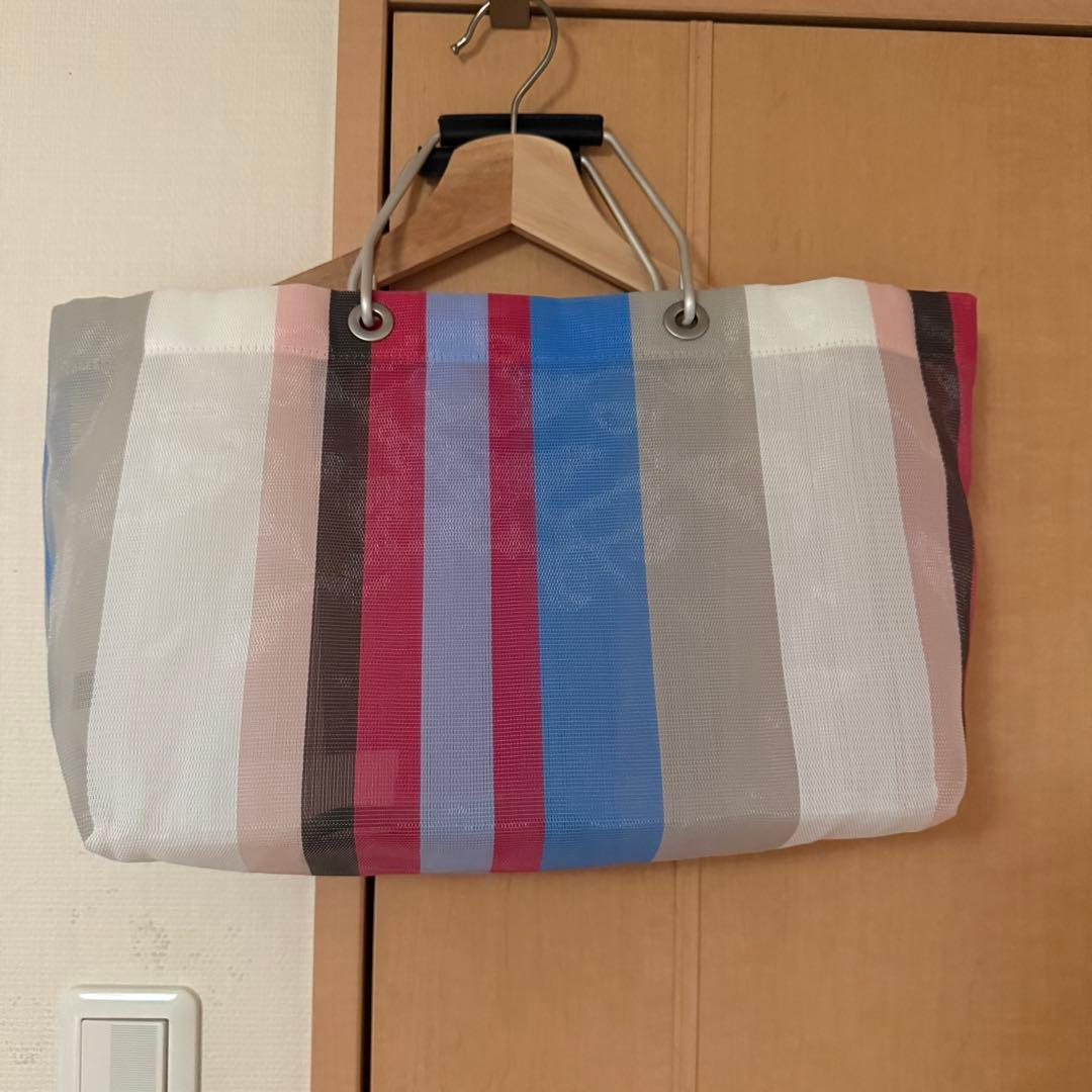 MARNIリリーホワイトMARNI MARKET STRIPE MINI BAG