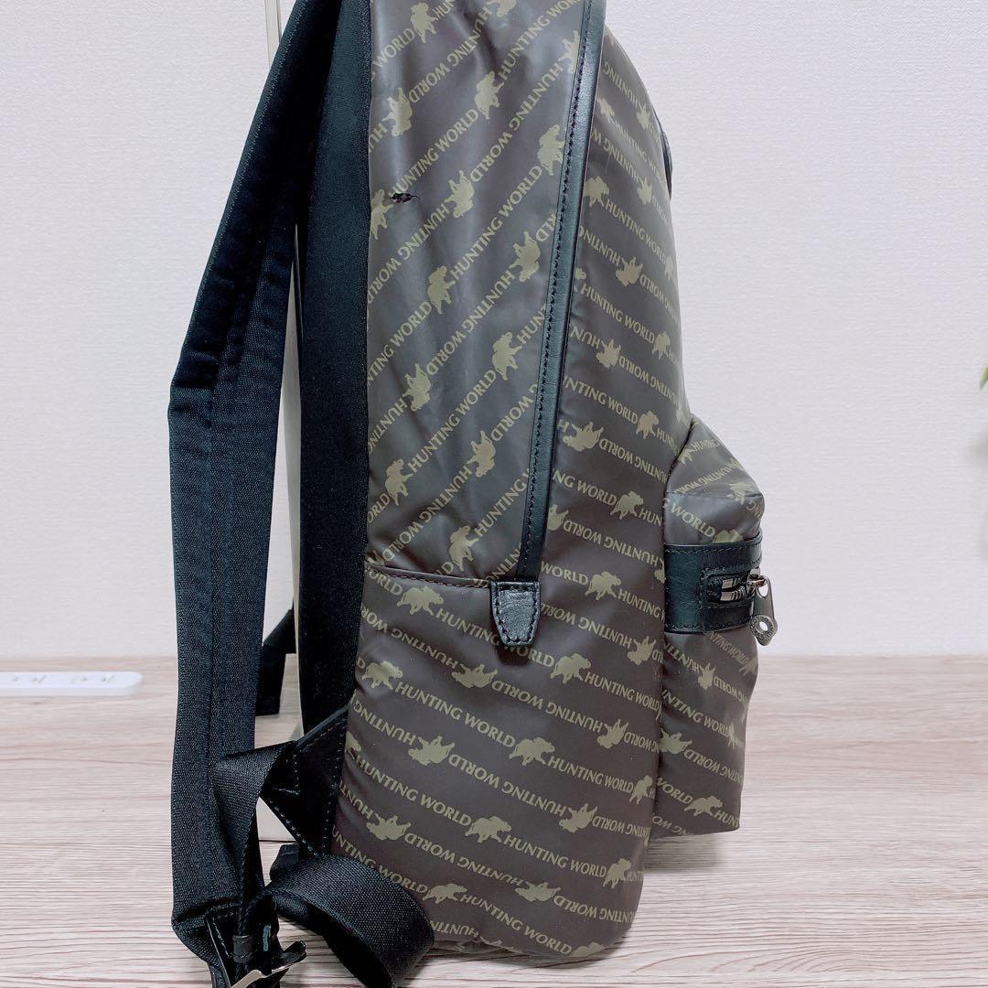 ハンティングワールド　ナイロン　リュック　622301　保管袋付き　総柄