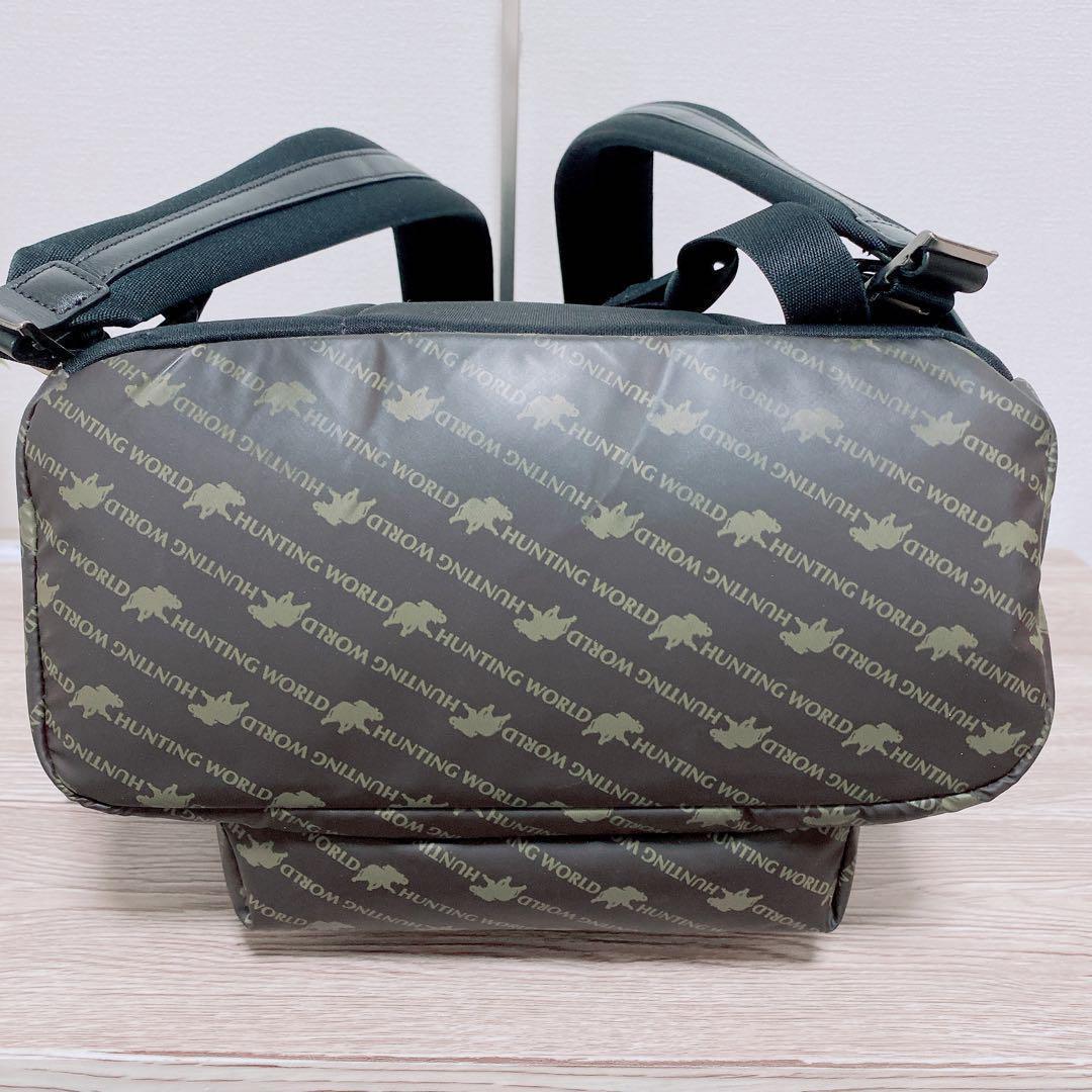 ハンティングワールド　ナイロン　リュック　622301　保管袋付き　総柄