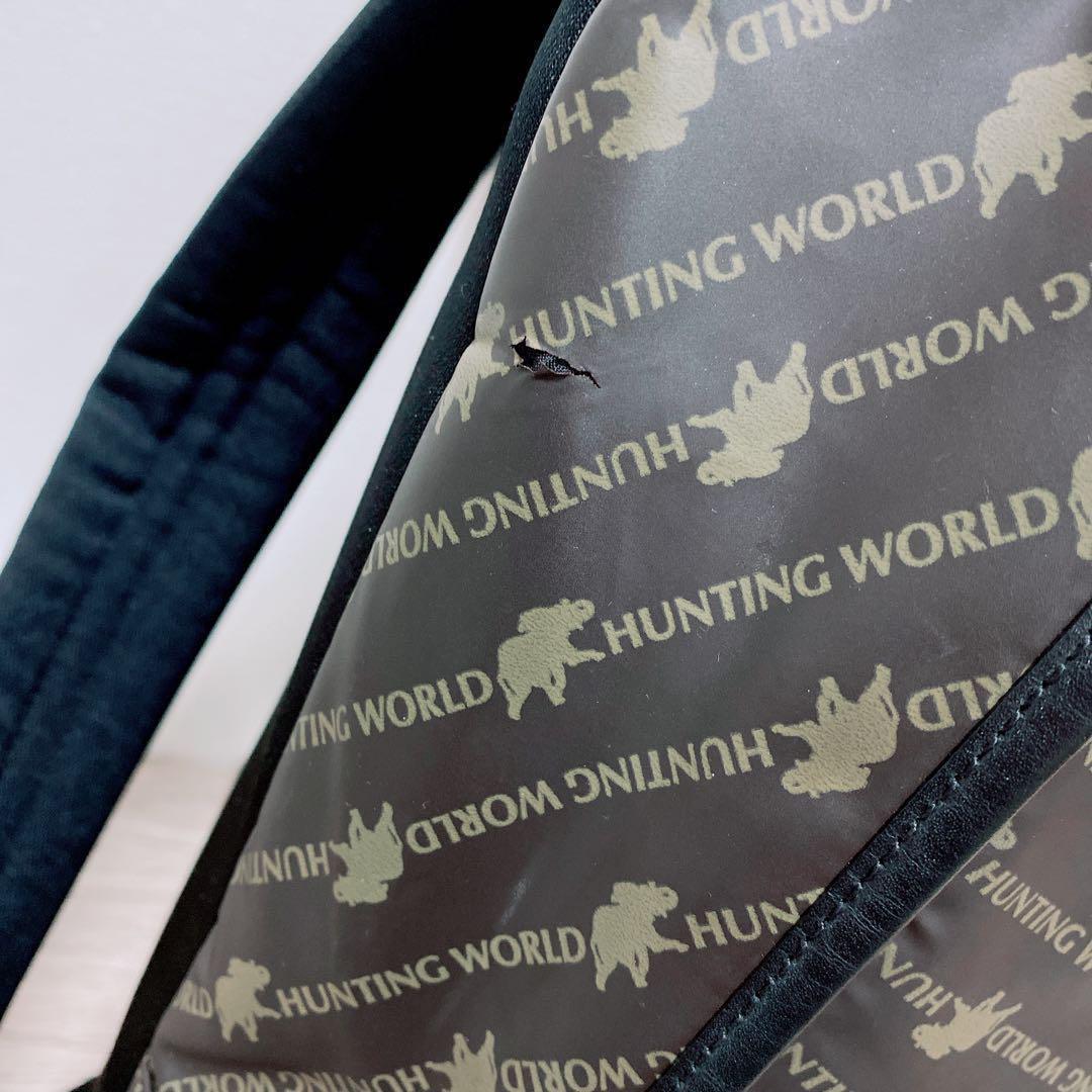 ハンティングワールド　ナイロン　リュック　622301　保管袋付き　総柄