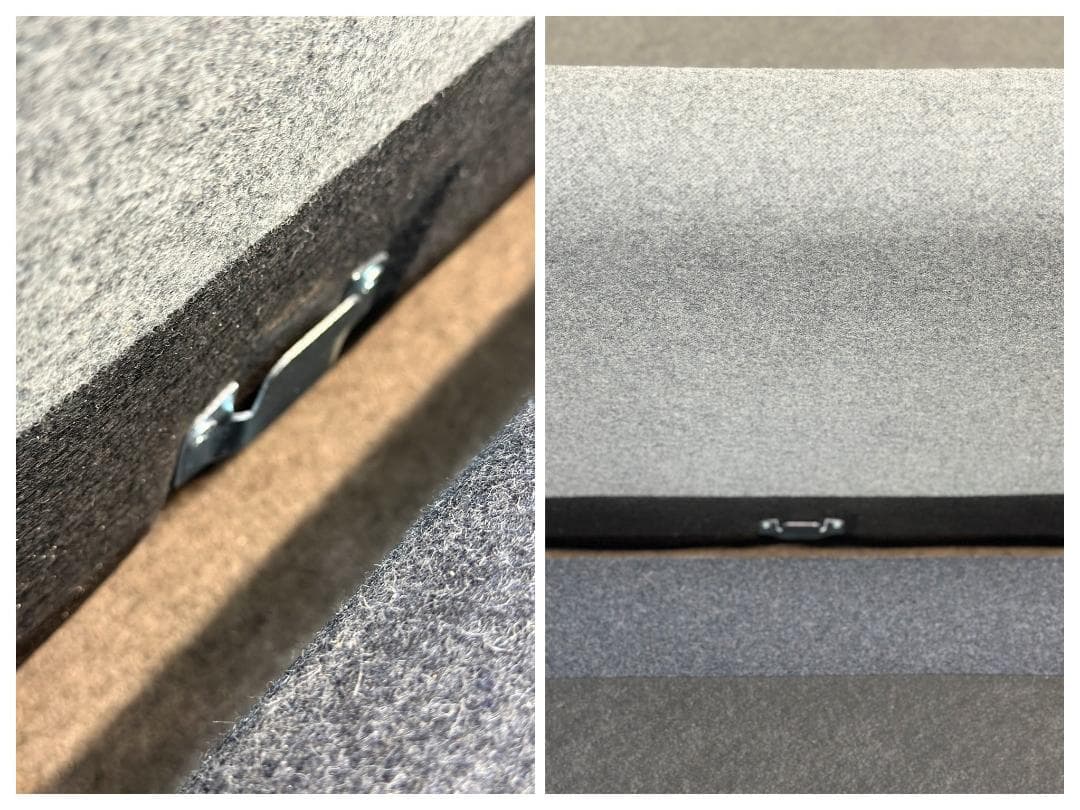 美品■HAY■HACKNEY　3Pソファ　幅250cm　グレー系　ファブリック