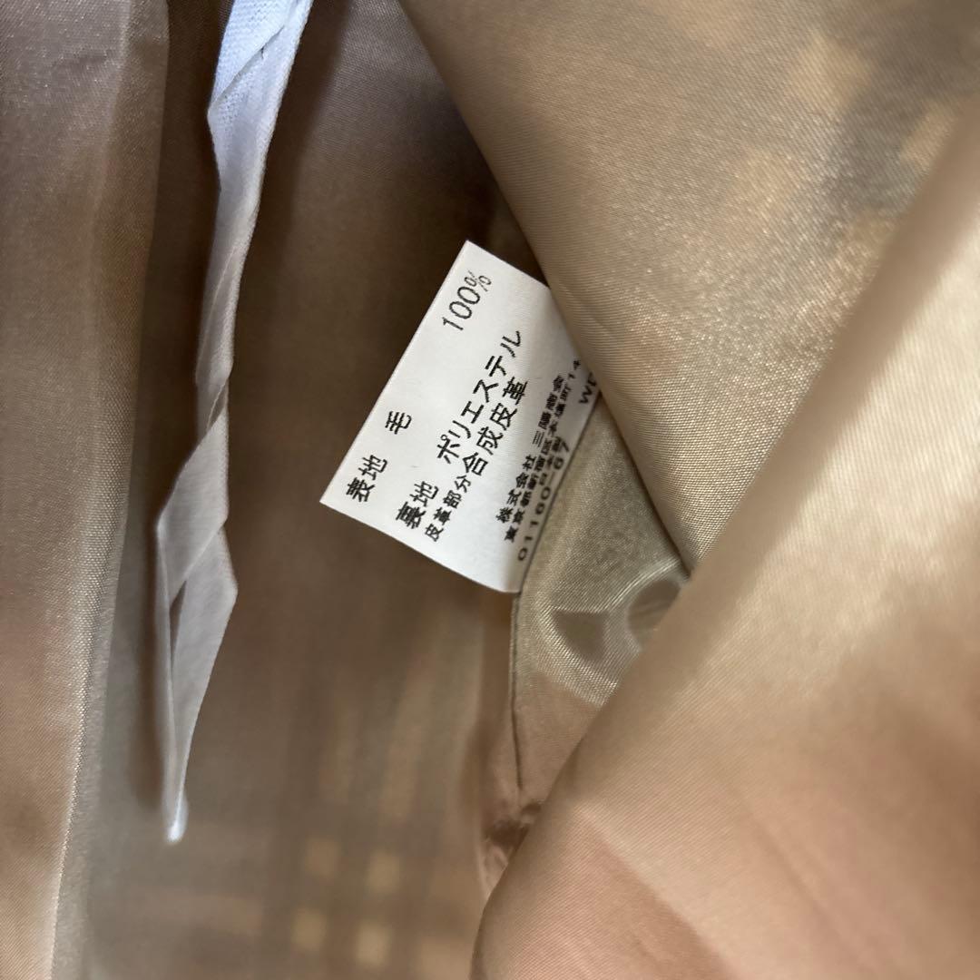 バーバリー　タートルネック 半袖 ワンピース チェック柄