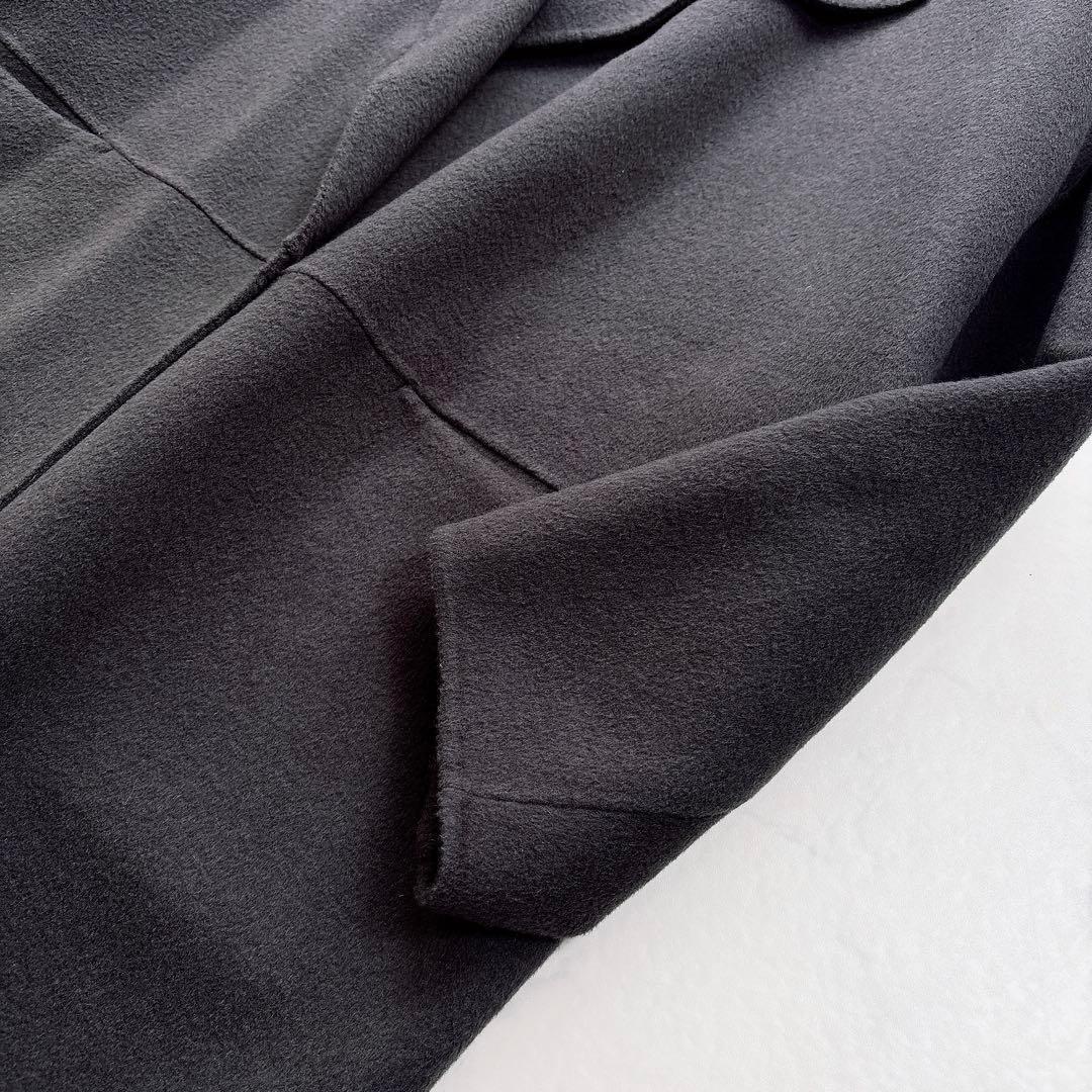 【DES PRES】定価7.6万　ダブルフェイス　オープンカラーショートコート