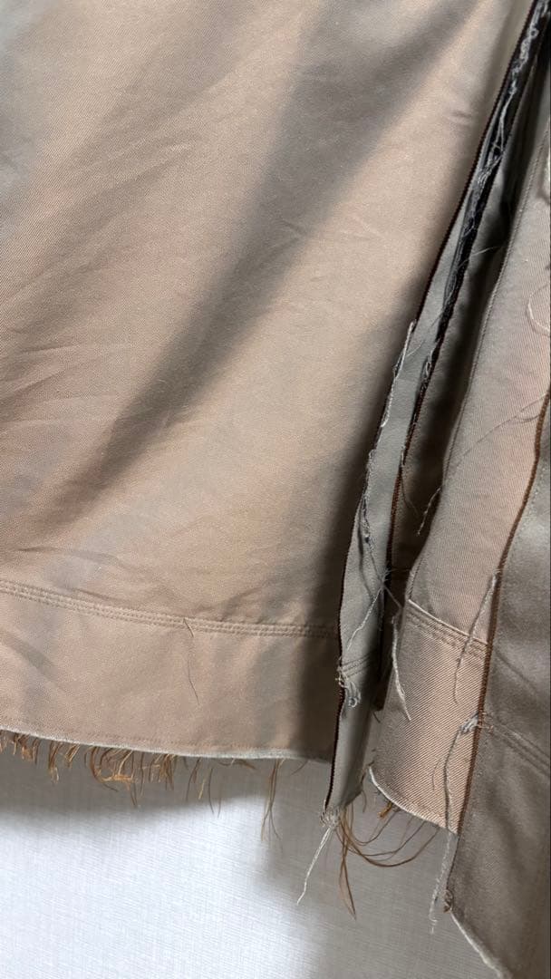 【新品タグ付き】 Todayful サテンツイルコート キャメル 38