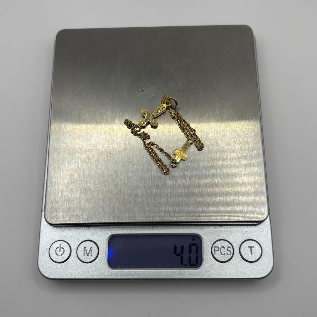 sympathy of soul K18 Wクロス ブレスレット/アンクレット