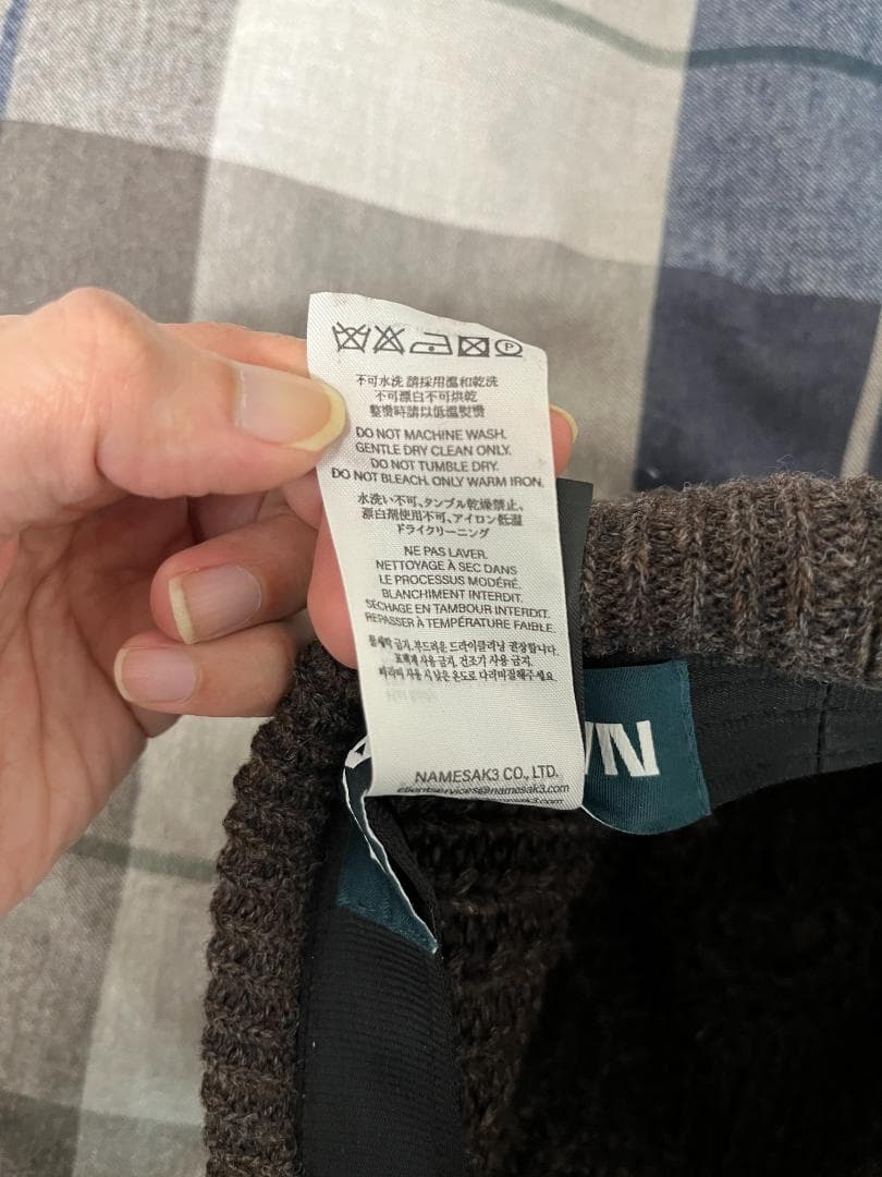 帽子 NAMESAKE Dave Knitted Fedora Brown