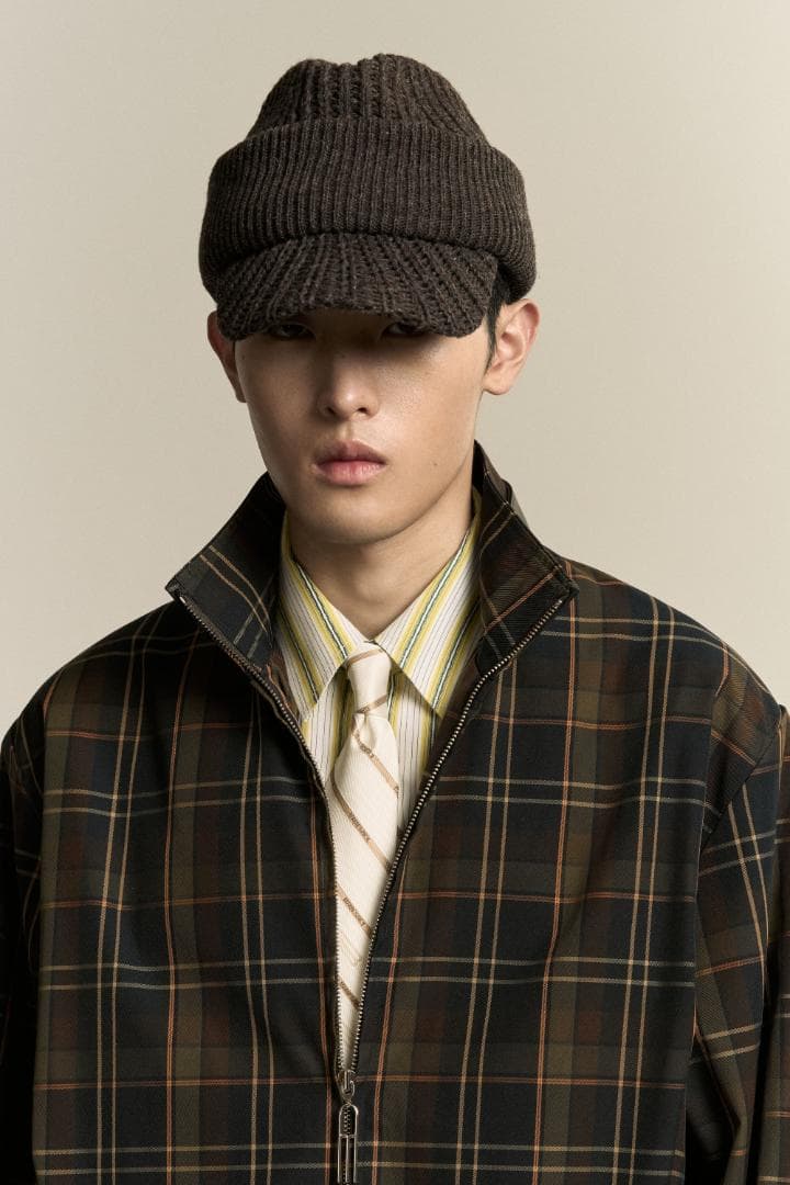 帽子 NAMESAKE Dave Knitted Fedora Brown