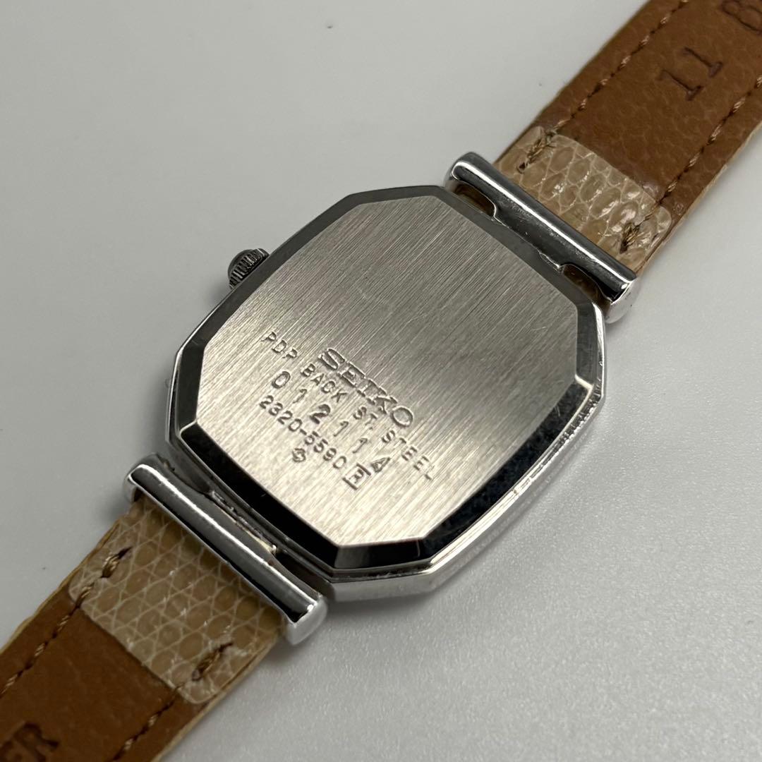 未使用品 SEIKO セイコー ソシエ 1980年製 クォーツ腕時計 電池交換済