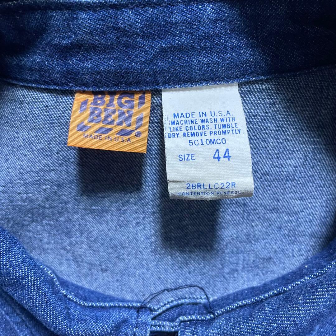 USA製 BIGBEN デニムカバーオール70s 80s size44