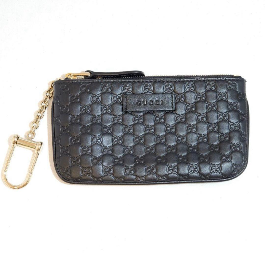 最終！早いもの勝ち美品　GUCCI キーリング付き  カードケース 財布