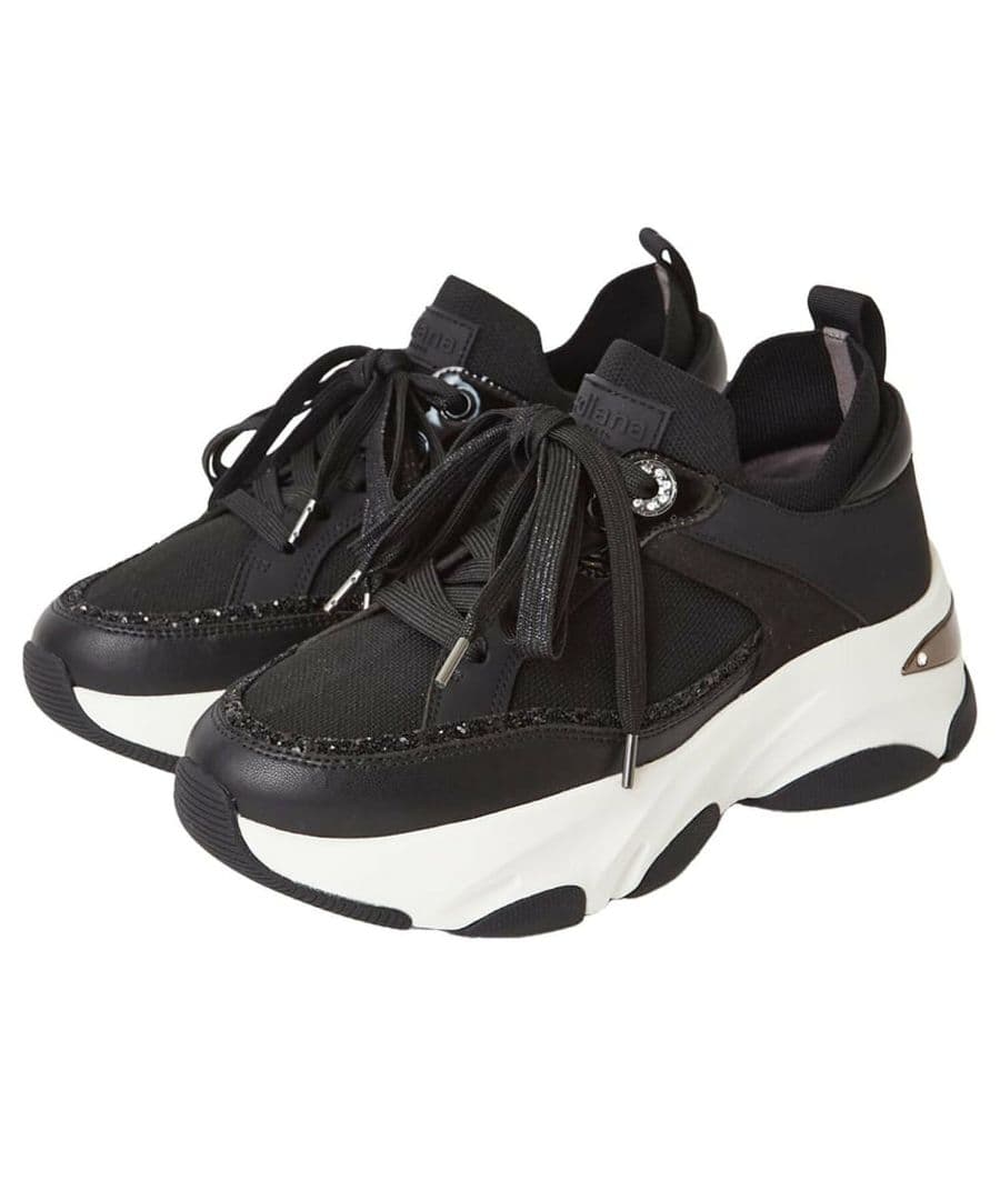 ＋diana プラスダイアナ　リサイクルニットコンビスニーカー