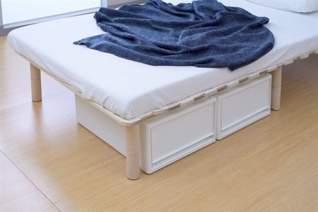 新品未使用箱不良　山善　すのこベッド脚の高さを変えられる APSB-S(NA)