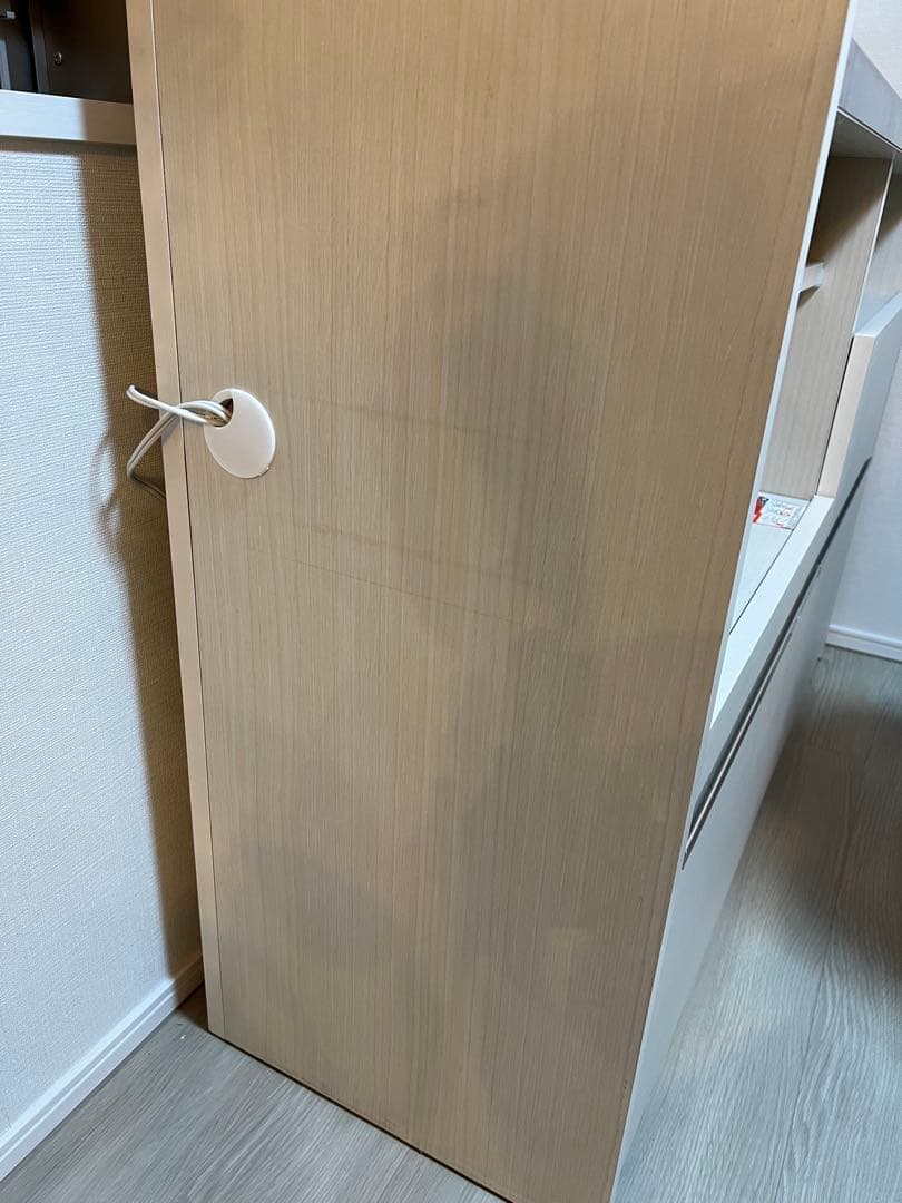 両面使える間仕切りカウンター (KM01CT120 ホワイト)