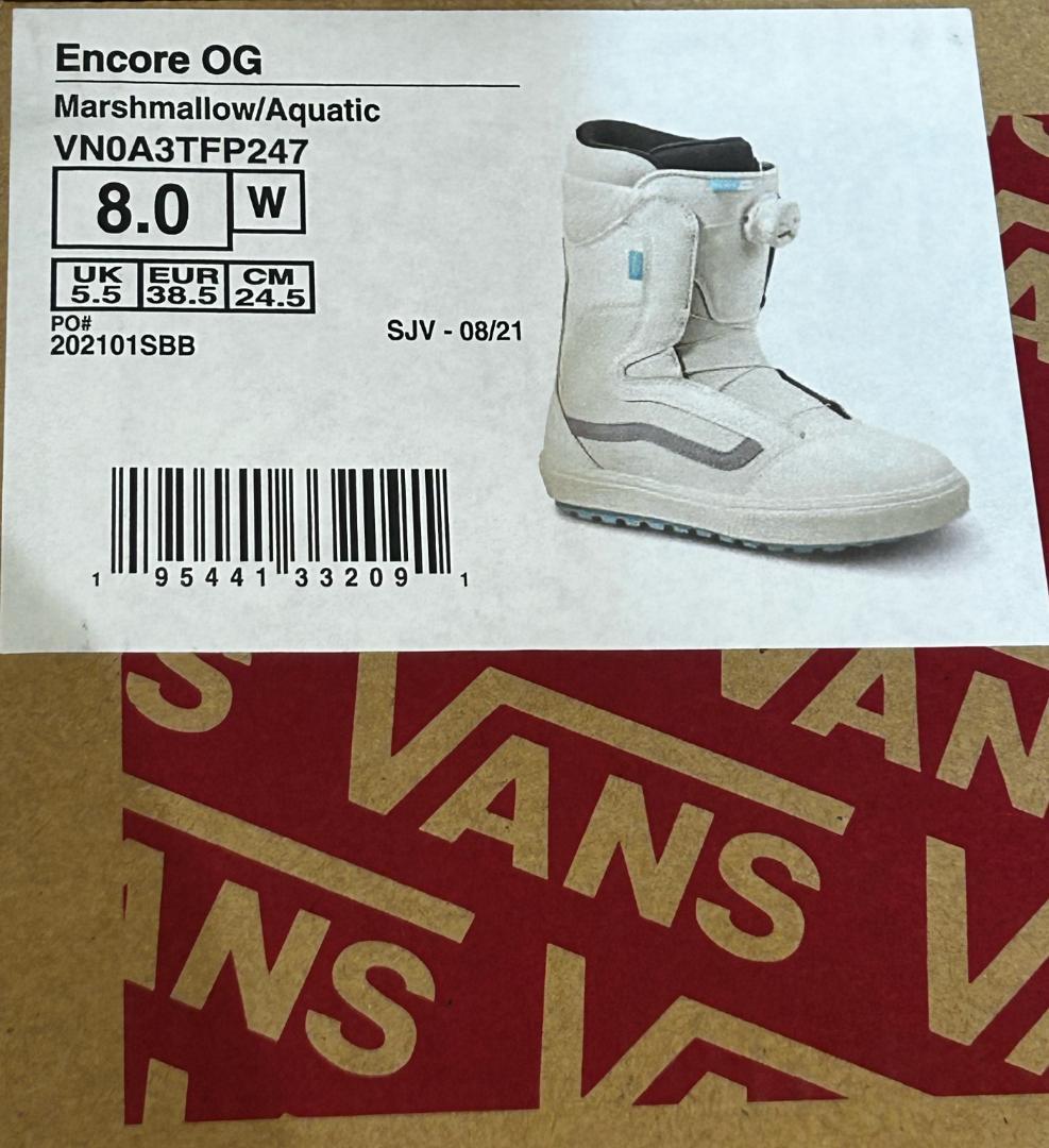 【新品・未使用品】VANS Encore OG スノーボードブーツ 24.5cm