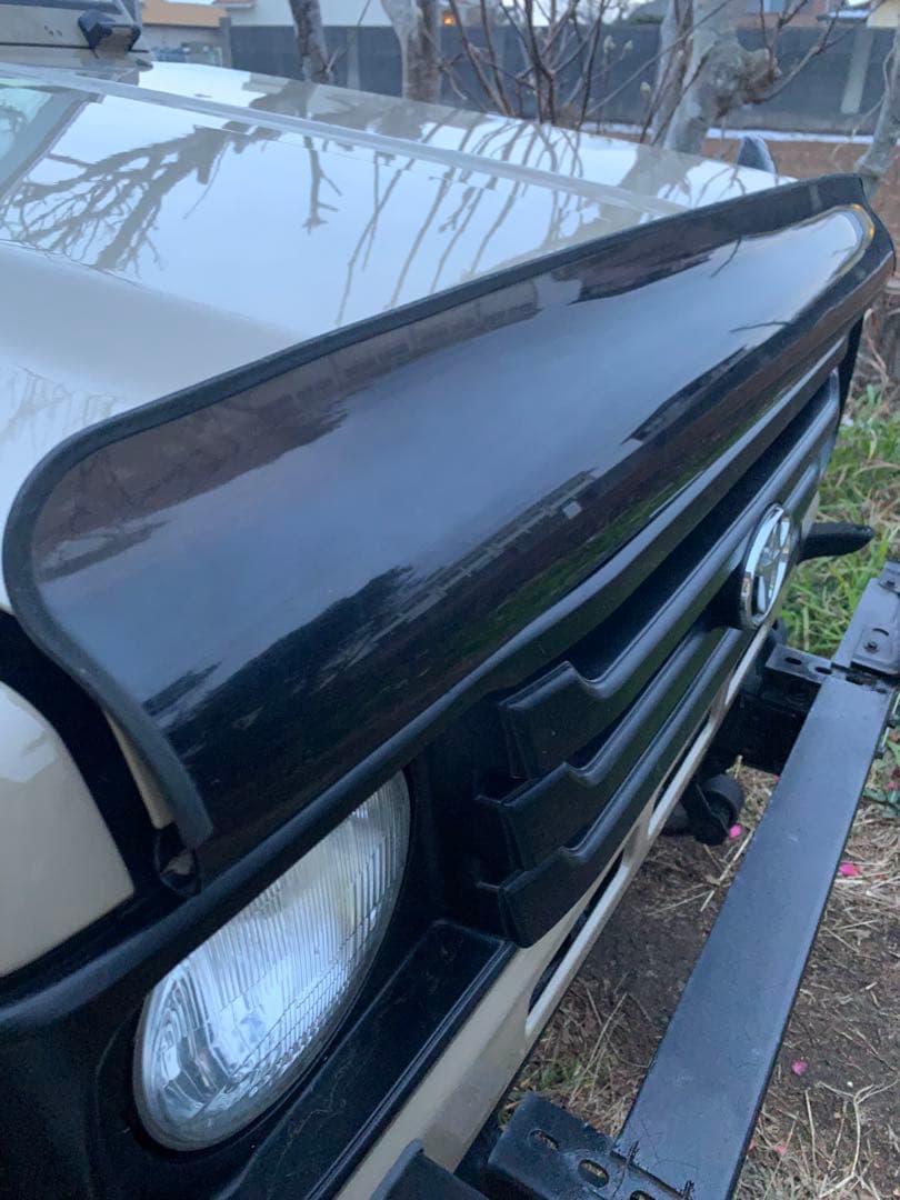 トヨタ ランクル70系　HZJ 丸目 バグガード ボンネット プロテクター